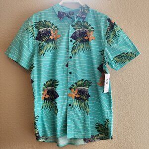 Neff Fish Print Button-up - XL